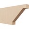 Ekena Millwork 2in. W x 8in. H x 16in. L Burlington Woodgrain TimberThane Rafter Tail, Primed Tan RFTUR02X08X16BURRCPR - alternate 1